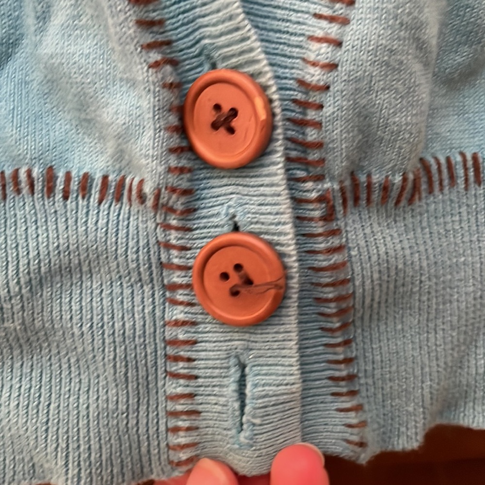 Turquoise Cardigan - Picture 3 of 3